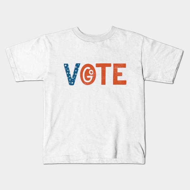 VOTE Kids T-Shirt by cabinsupply